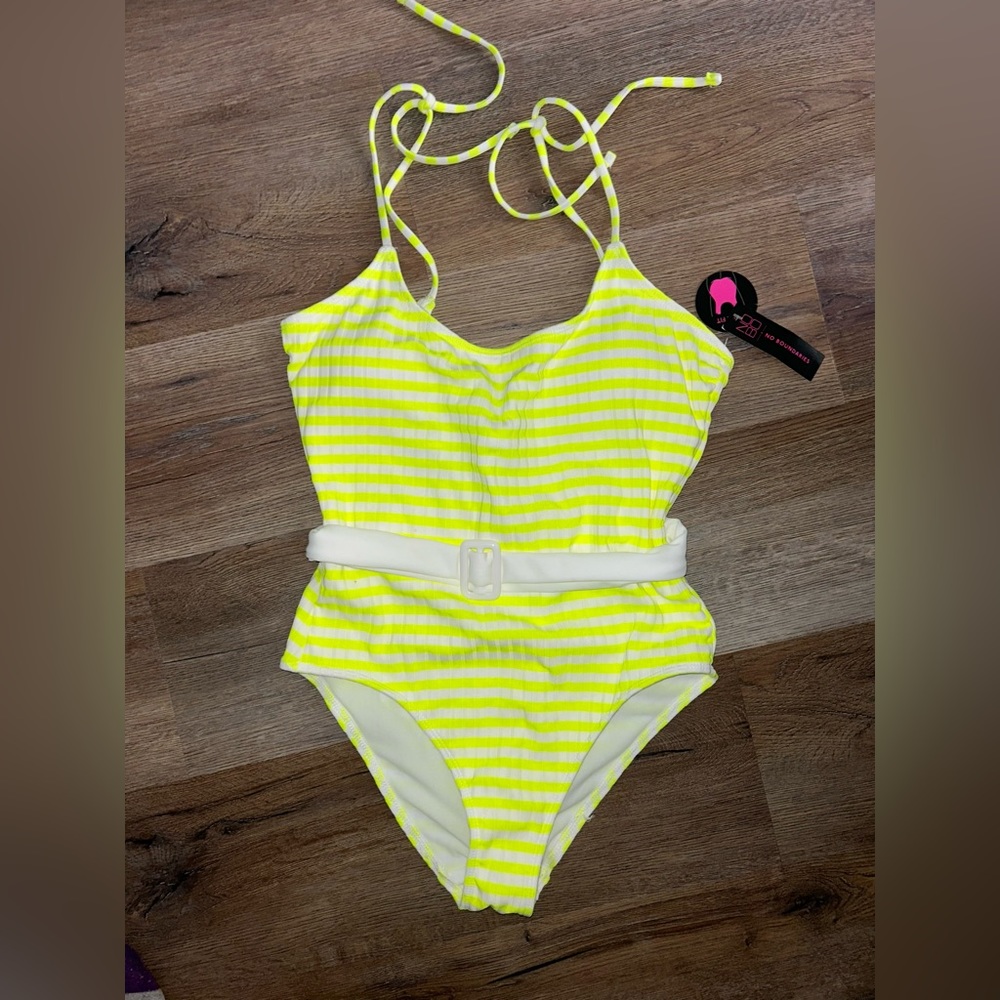 NWT NOBO striped swimsuit